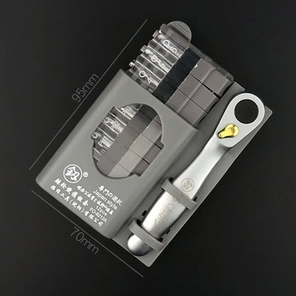 Portable Mini Tool Set with Screwdriver