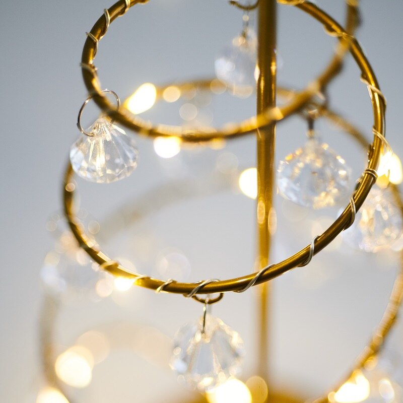 Luxurious Glass Table Light Fixture