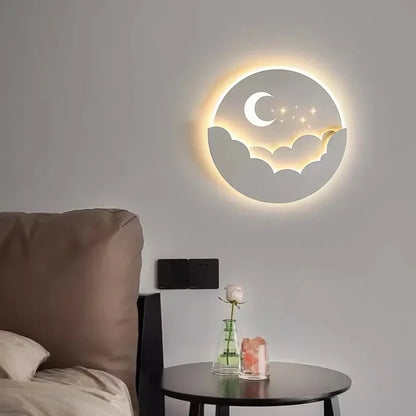 Beautiful LED Moon Star Wall Light - Luxicro