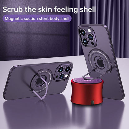 Durable Phone Case with Built-in Ring Stand