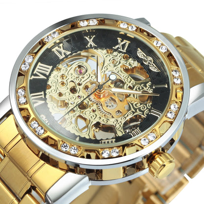 Stylish Self-Winding Mens Skeleton Watch