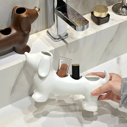 Stylish Dachshund Bathroom Storage Rack