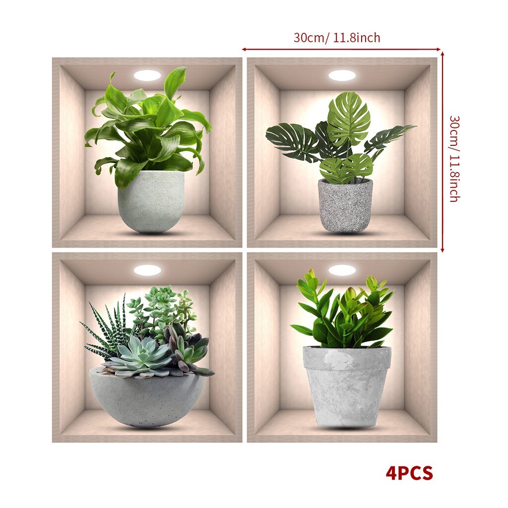 Decorative Indoor Plant Wall Stickers