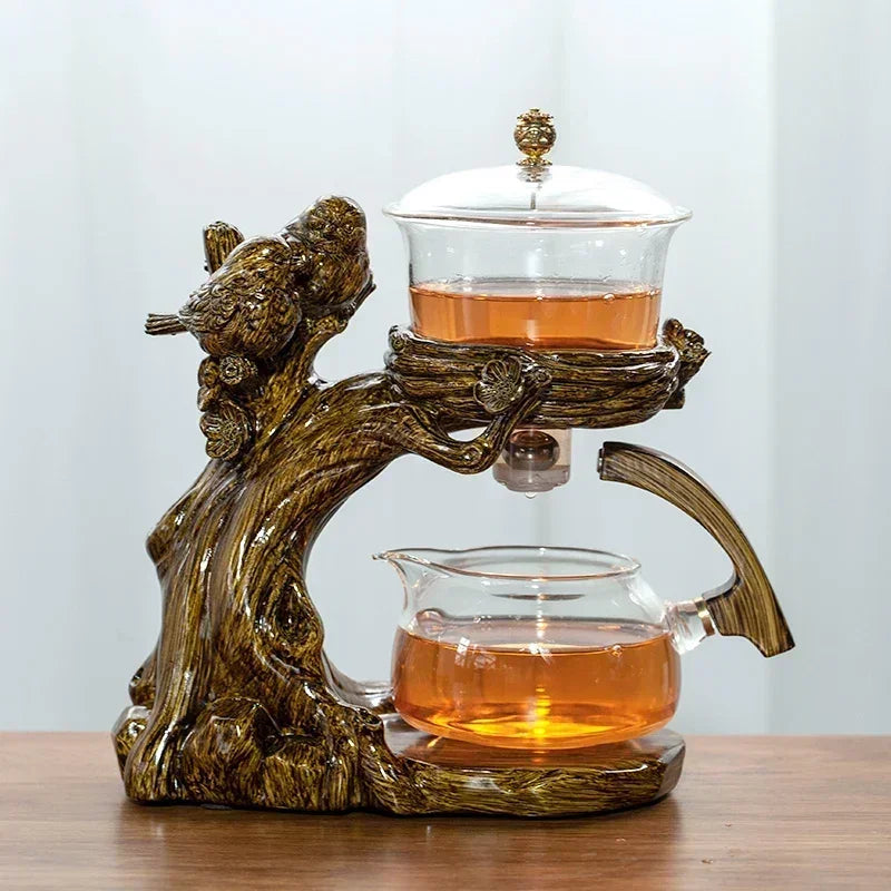 Natural Wooden Loose Leaf Tea Steeper