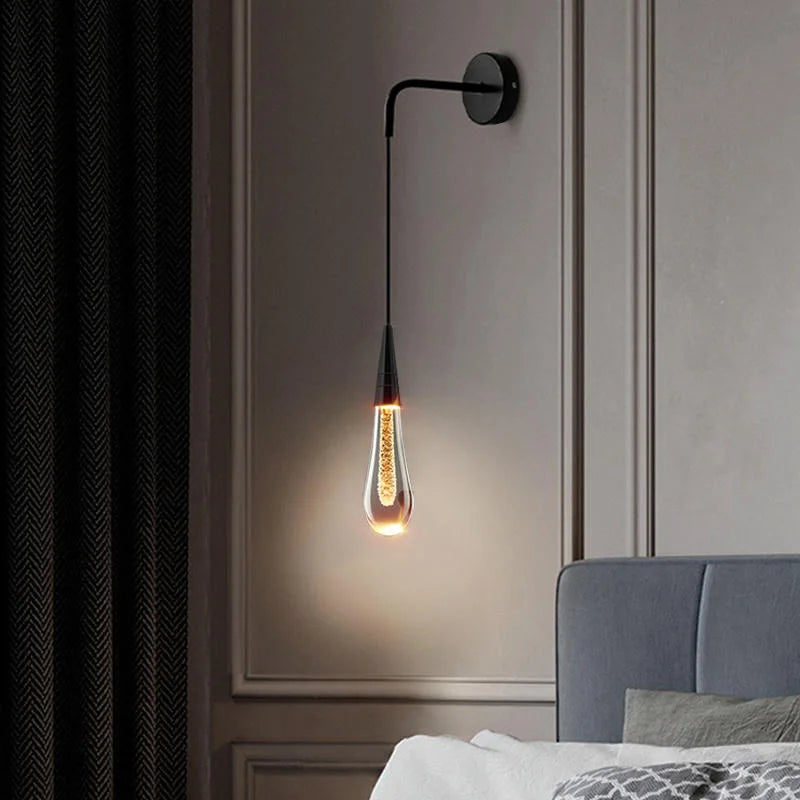 Elegant Glass LED Desk Lamp