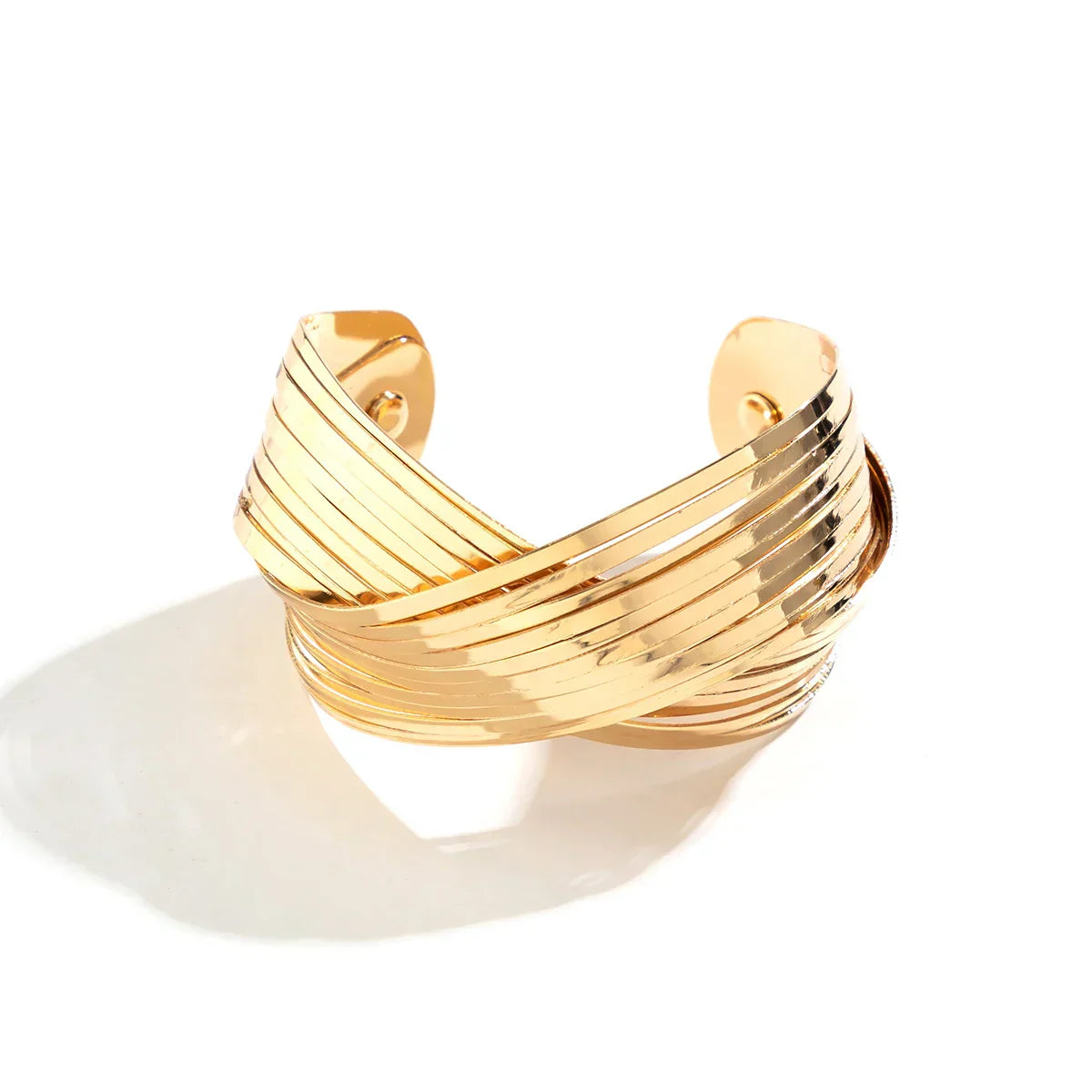 Unique Double Wrap Cross Bangle Jewelry