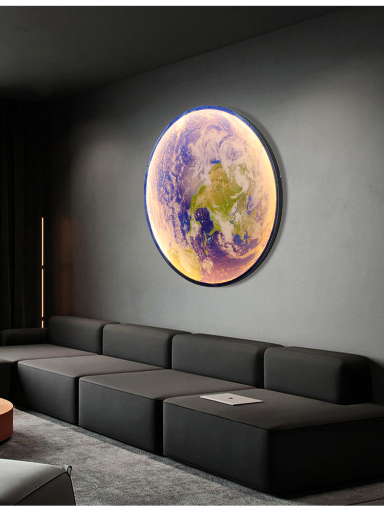 Glowing Moon Globe Night Light for Wall or Ceiling