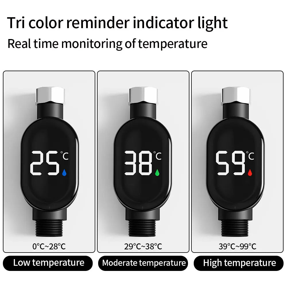 Accurate Water Temperature Digital Shower Gauge