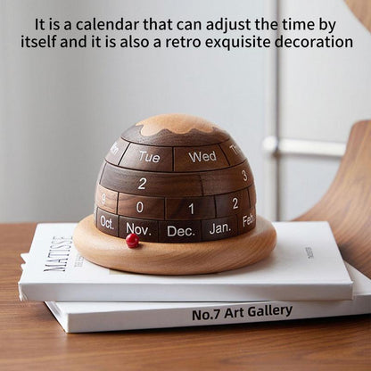 Rustic Wooden Desk Calendar