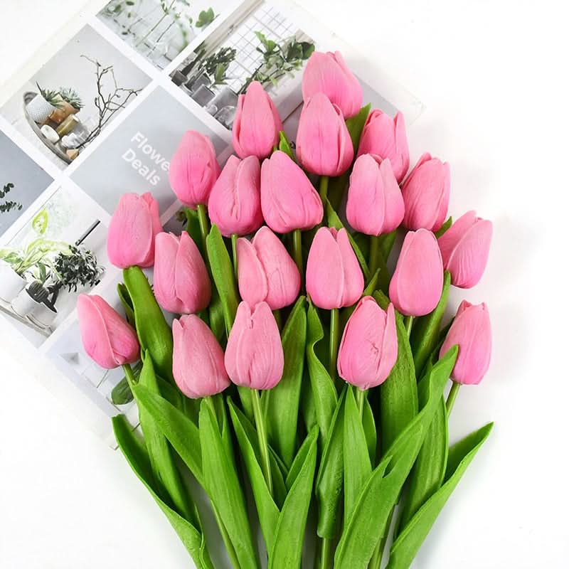 Artificial Realistic Tulip Flower Display