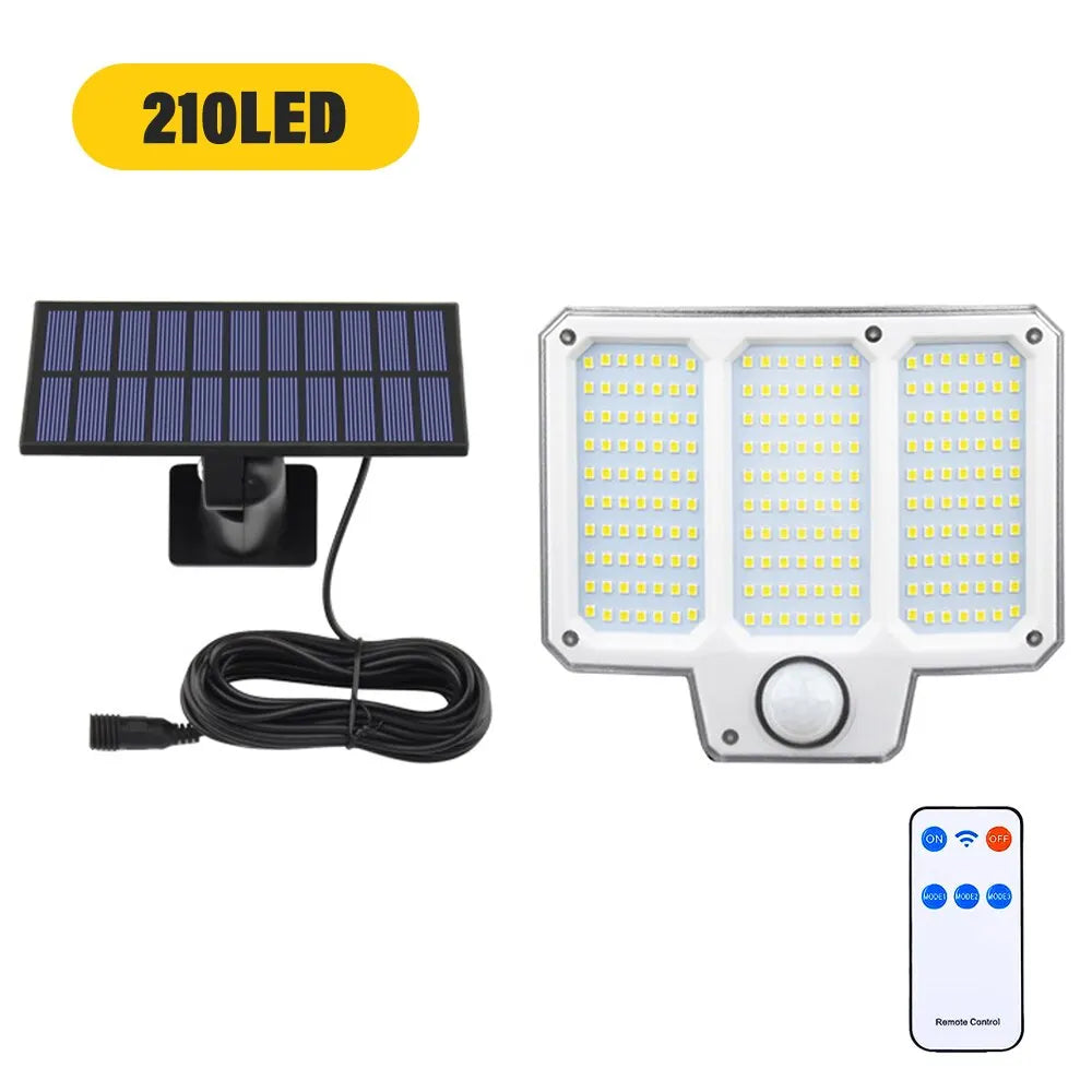 Wireless Solar Powered Security Light - Luxicro