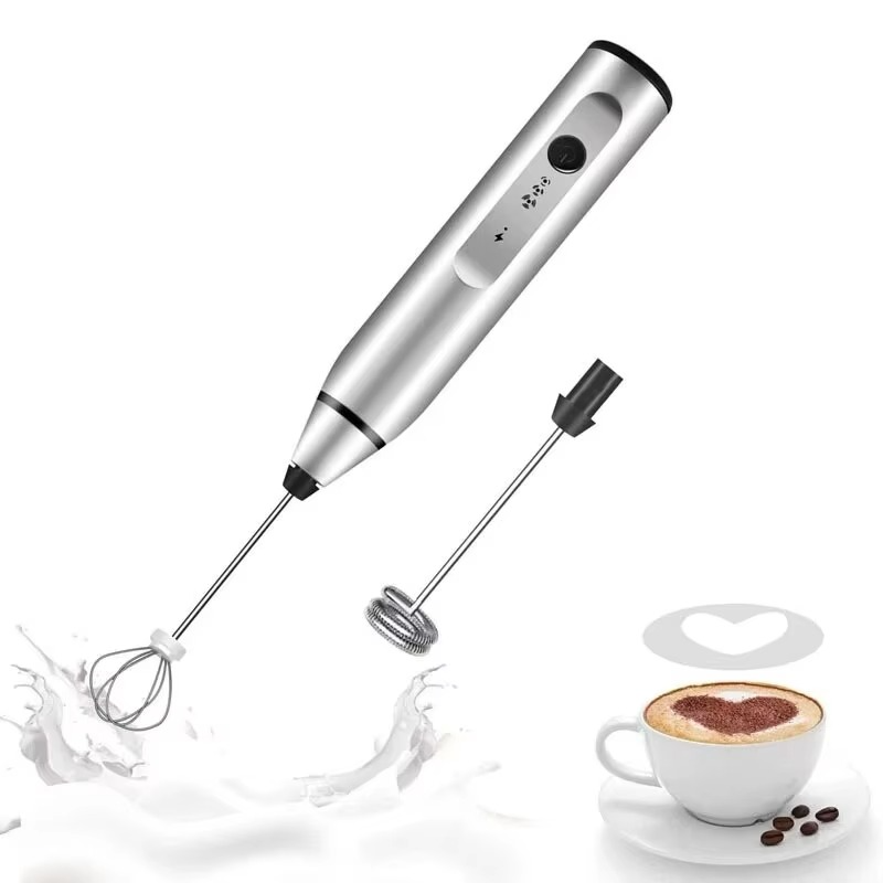 Compact USB Handheld Milk Frother and Mini Blender