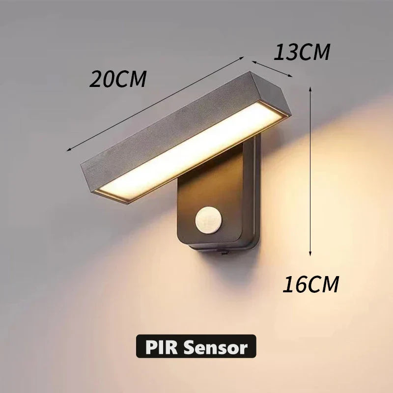 Weatherproof Motion Activated LED Outdoor Wall Light