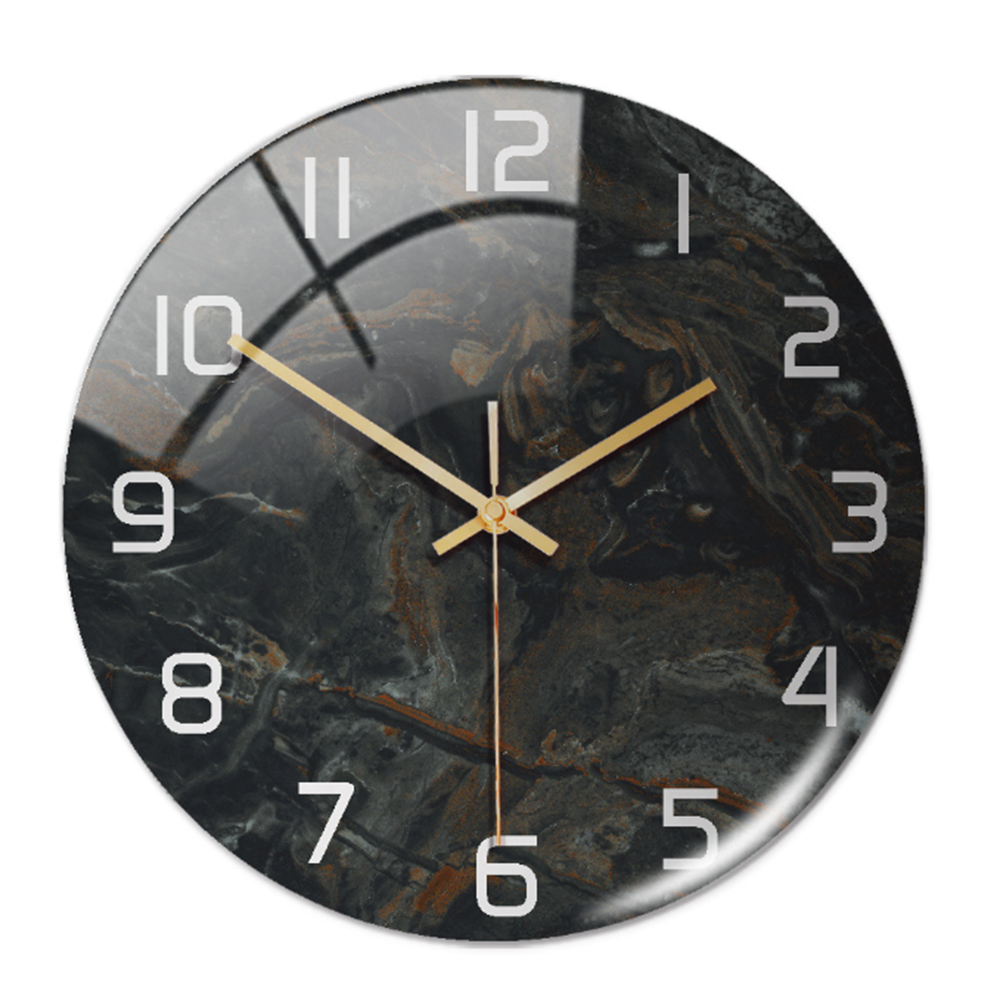 Elegant Silent Marble Wall Clock