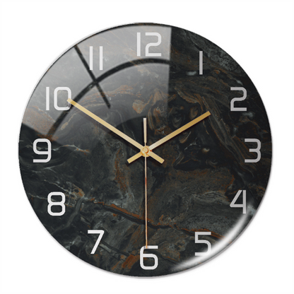 Elegant Silent Marble Wall Clock