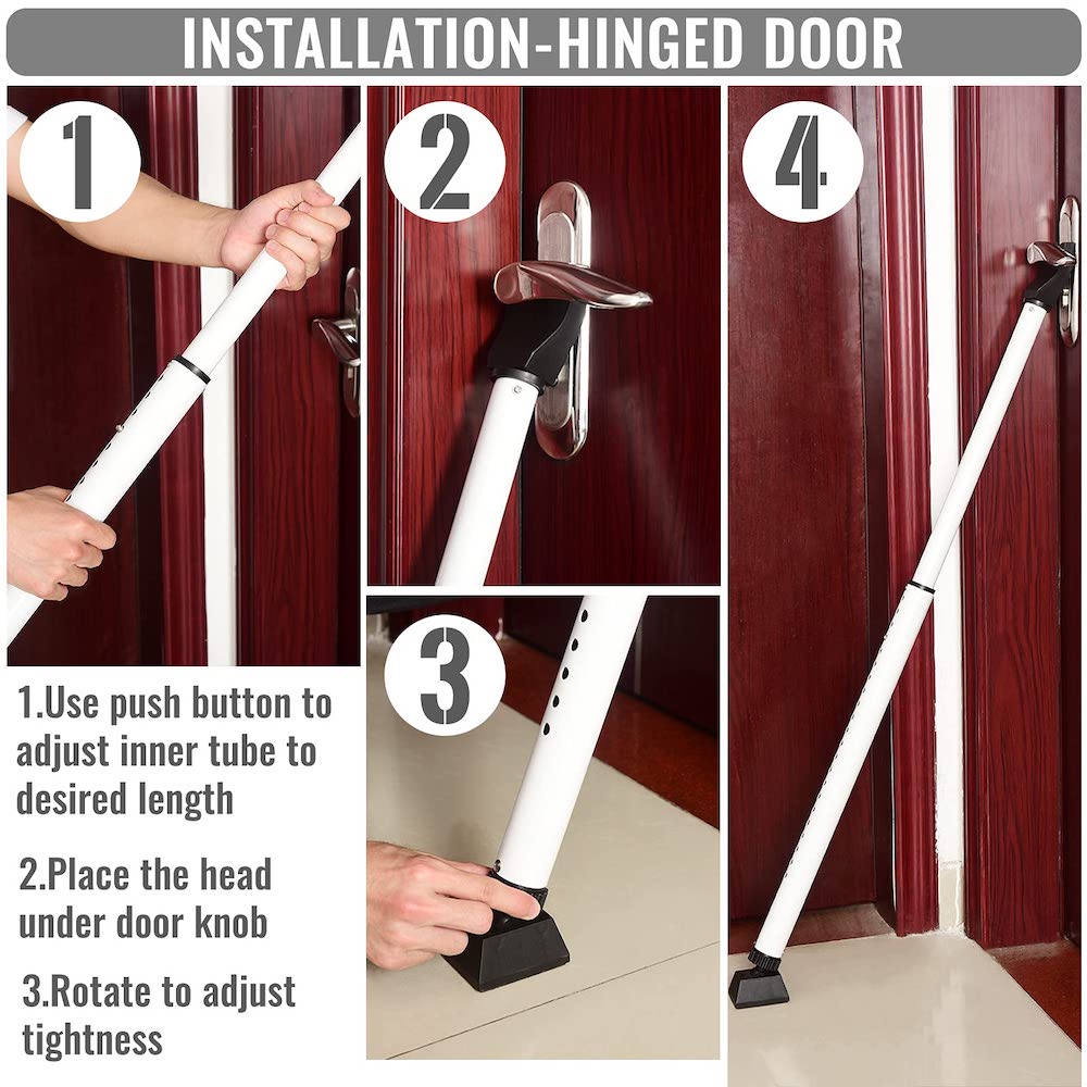 Strong Sliding Door Lock Bar