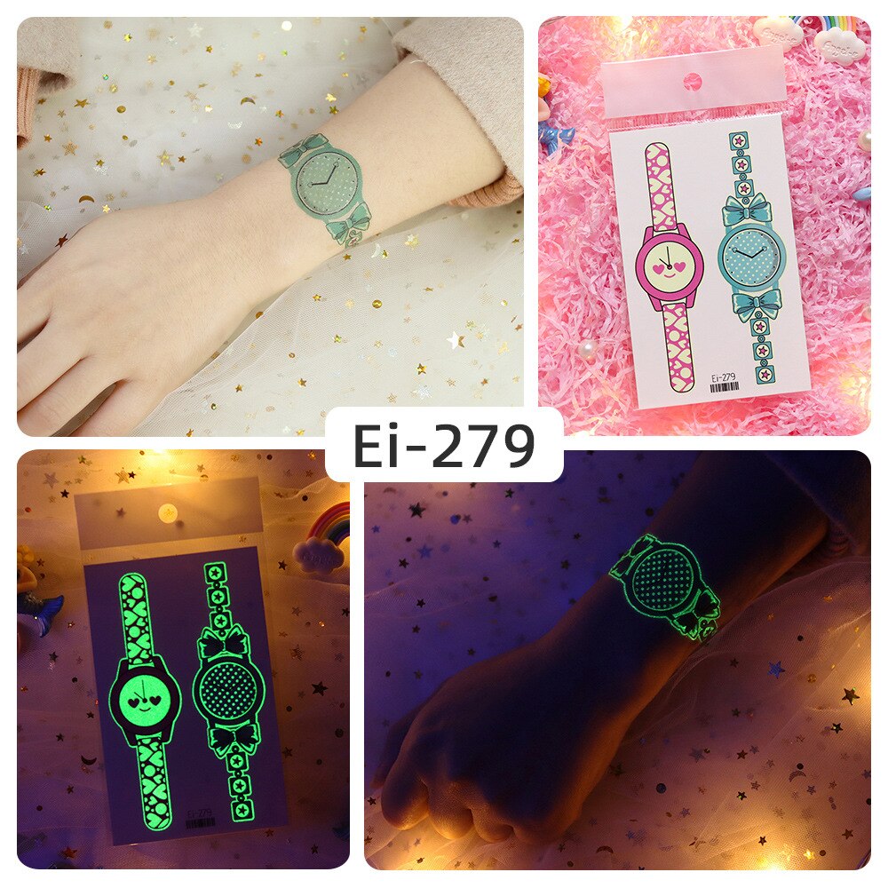 Shiny Style Watch Temporary Tattoo