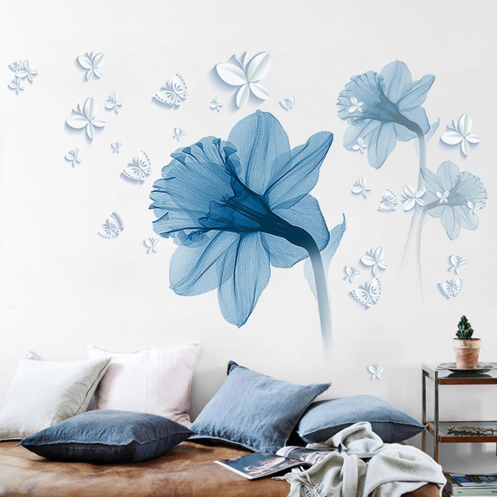 Pretty Flower Wall Art Sticker