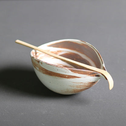 Authentic Green Tea Set with Whisk and Ceramic Bowl