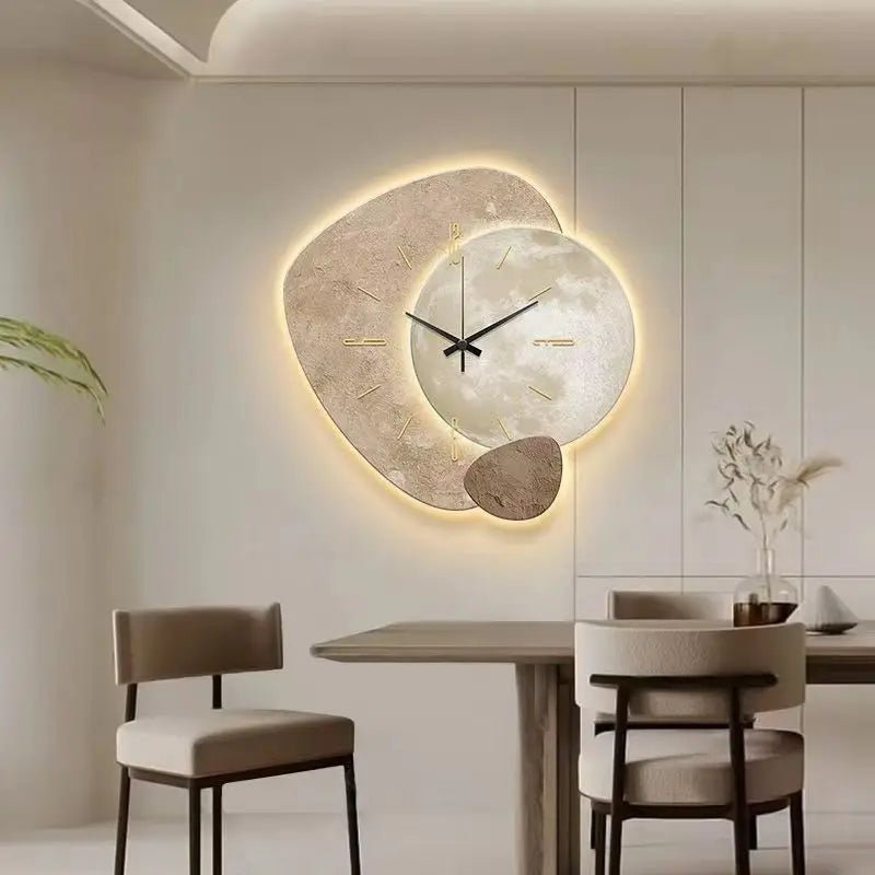 Classic White Wooden Wall Clock