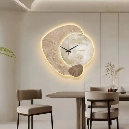 Classic White Wooden Wall Clock