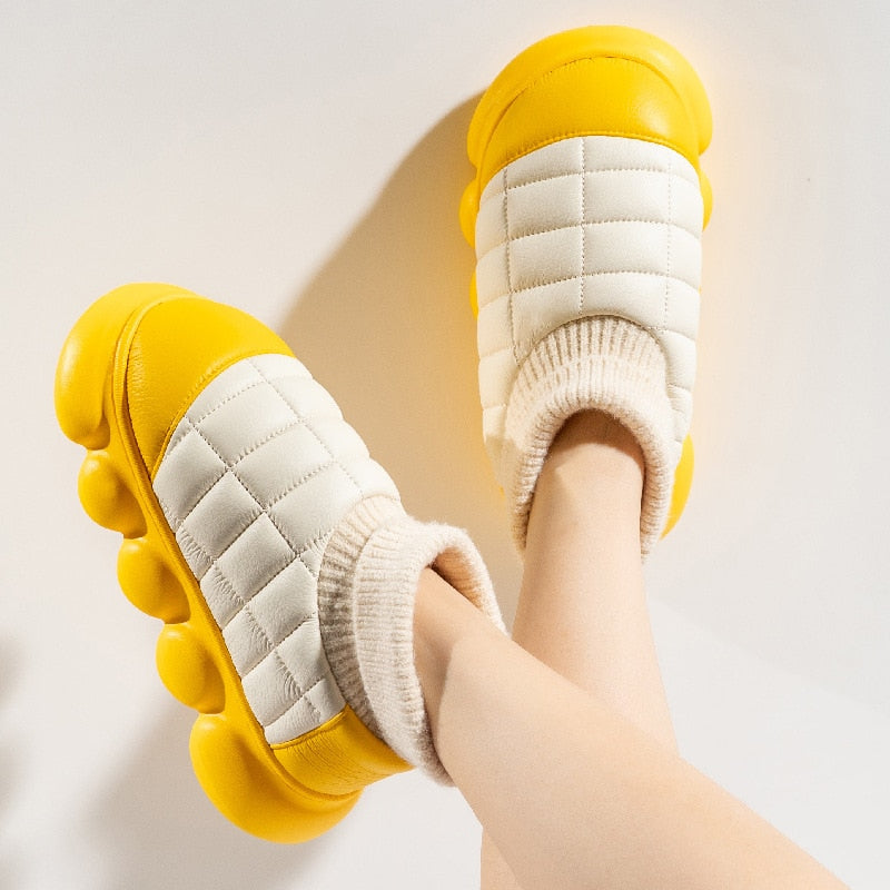 Warm Waterproof Faux Fur Winter Boots