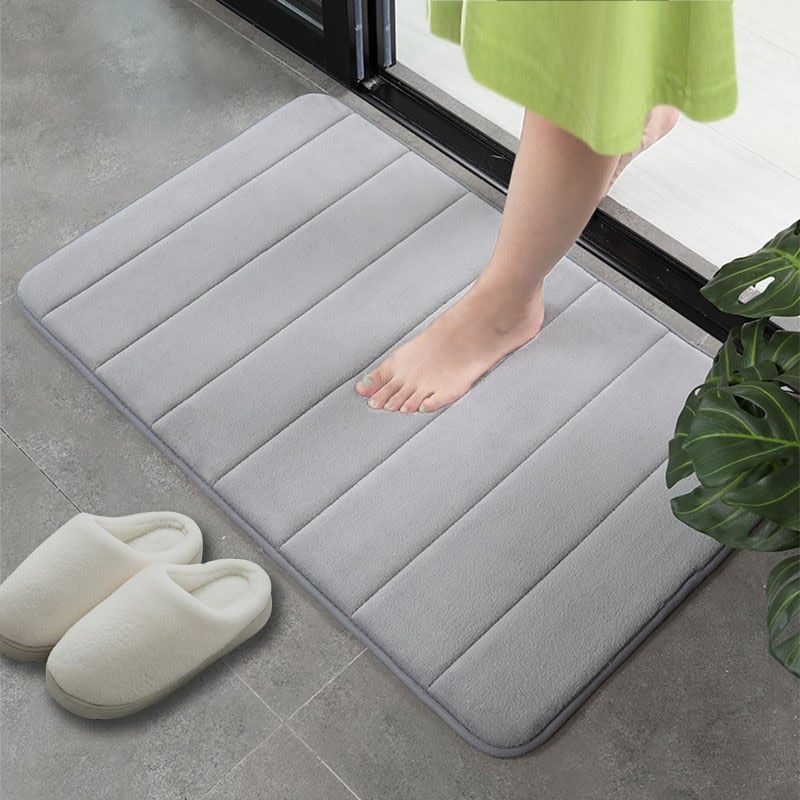 Soft Memory Foam Bathroom Mat with Non Slip Base