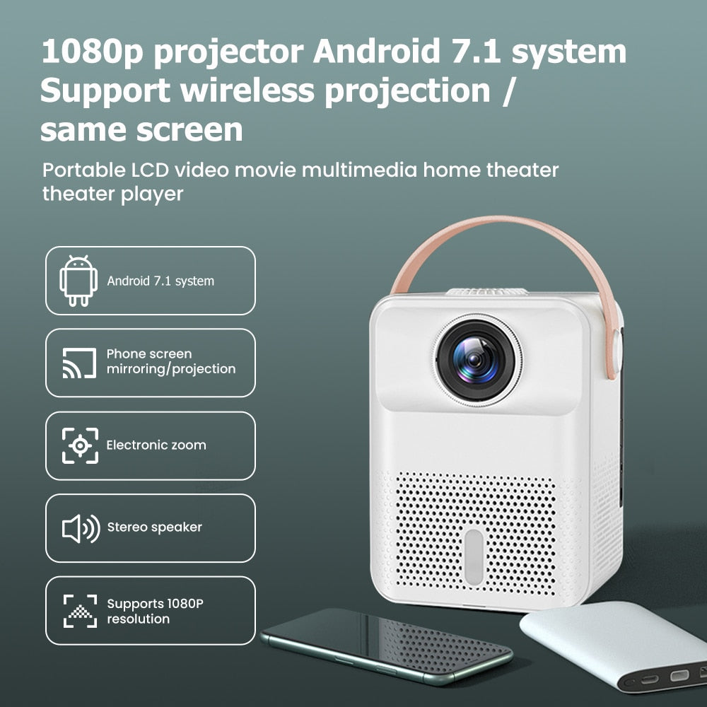 Compact HD Home Theater Mini Projector