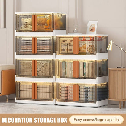 Space Saving Transparent Folding Storage Box