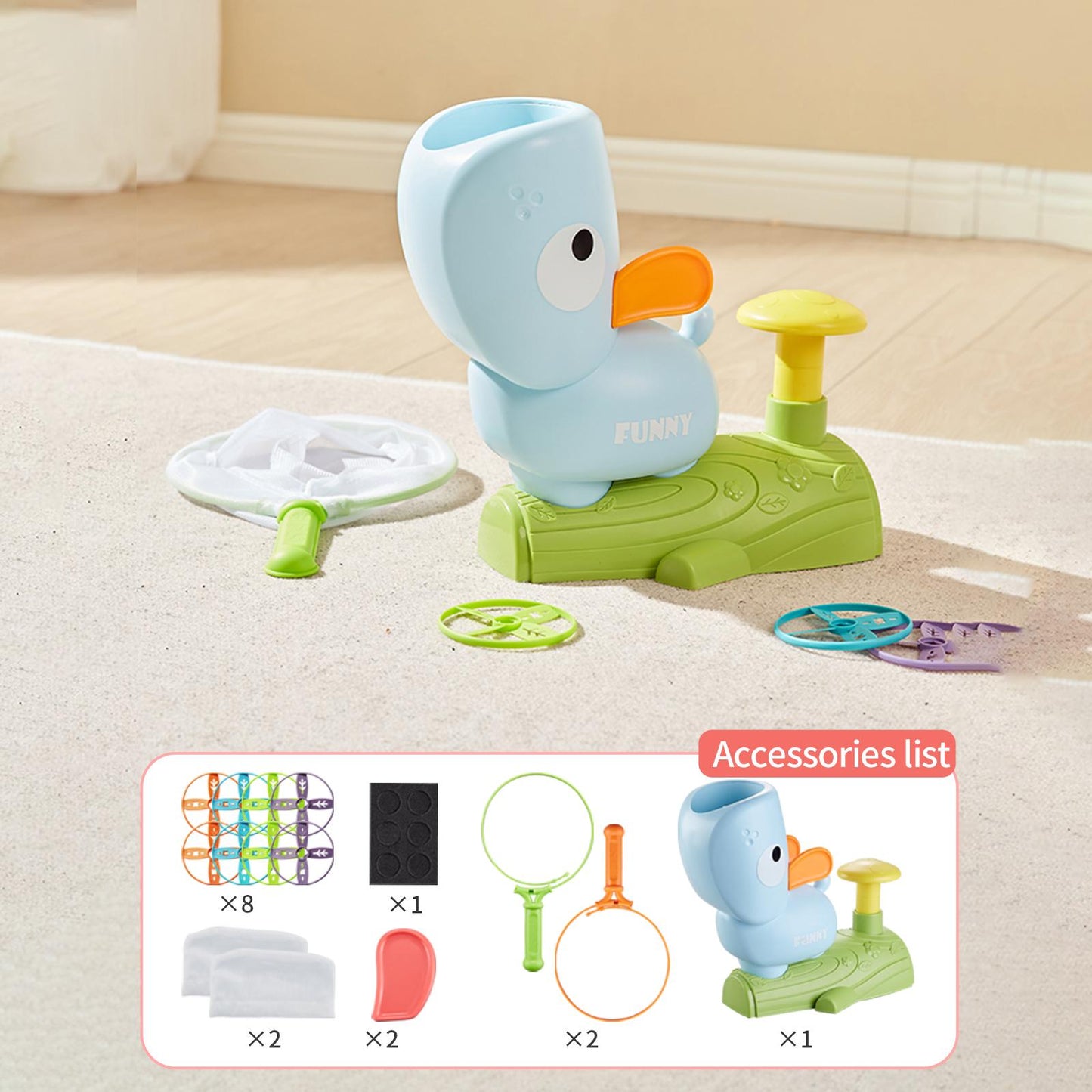 Exciting Outdoor Flying Disk Thrower Toy
