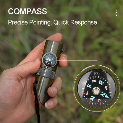 Multifunctional 7in1 Camping Pocket Tool Kit