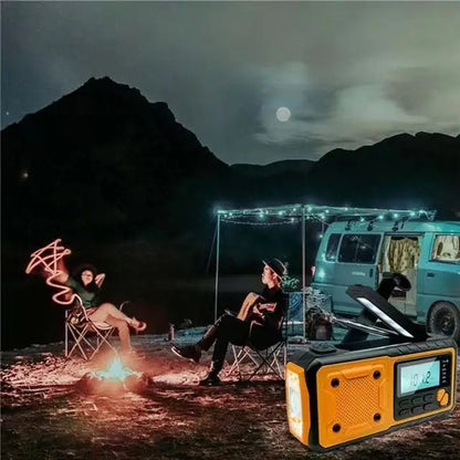 Compact Solar Emergency Radio with FM