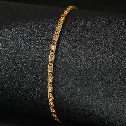 Delicate Silver Bar Chain Bracelet