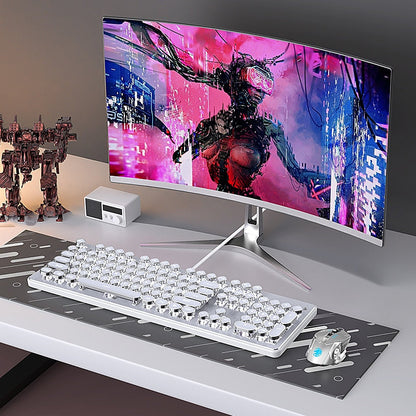 Vintage Style Mechanical Keyboard