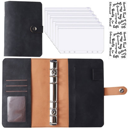 Luxury Leather Wallet Journal Planner Combo