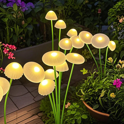 Bright Outdoor Solar Garden Light 6 LEDs