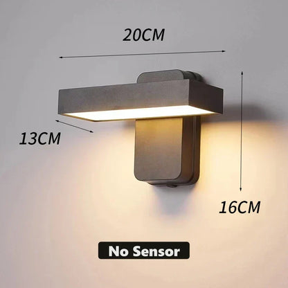 Weatherproof Motion Activated LED Outdoor Wall Light - Luxicro