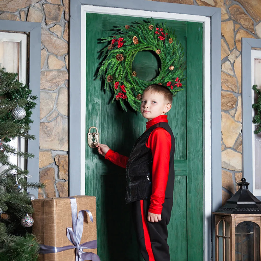 Beautiful Christmas Cranberry Door Wreath