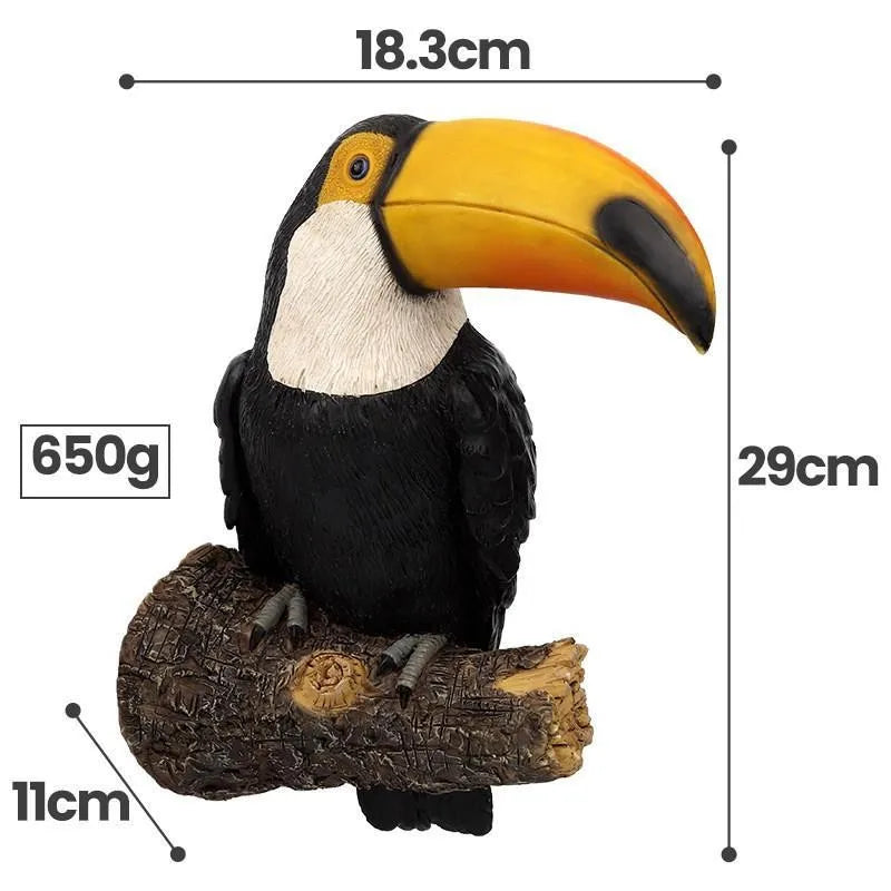 Vibrant Exotic Bird Yard Decoration - Luxicro