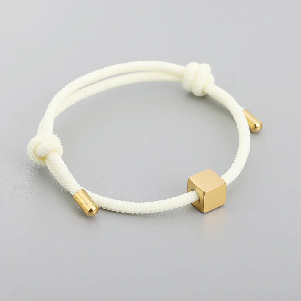 Customized Monogrammed Couples Wristbands