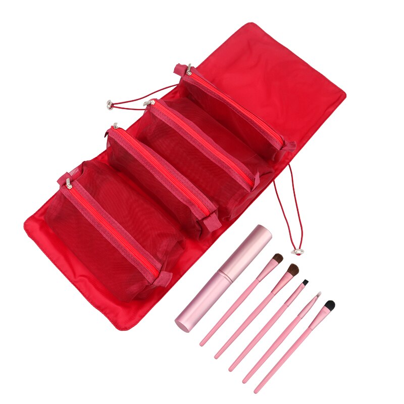 Compact Folding Cosmetic Travel Case Bag