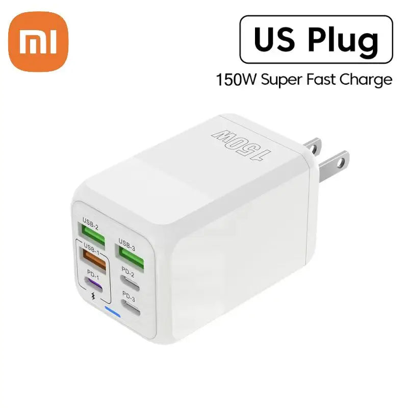 Fast 6-Port USB Charger Adapter for iPhone & Samsung