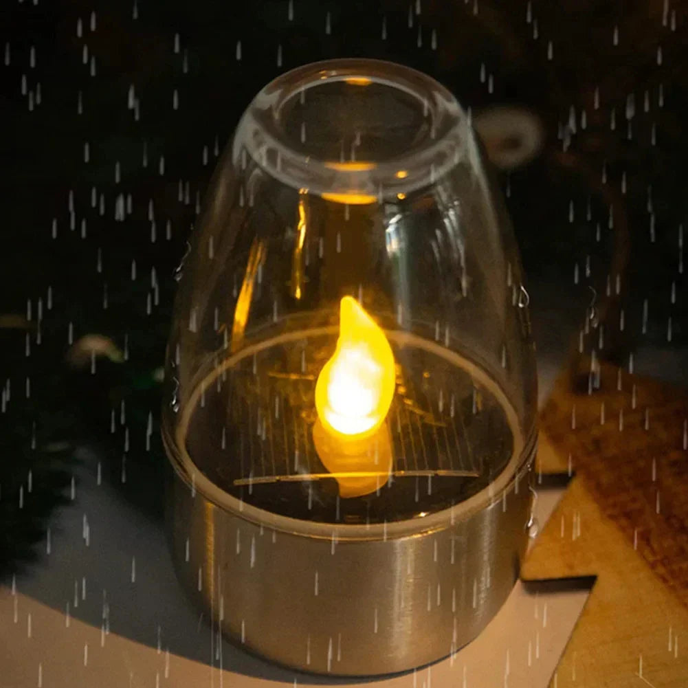 Garden Solar LED Lantern Soft Warm Light