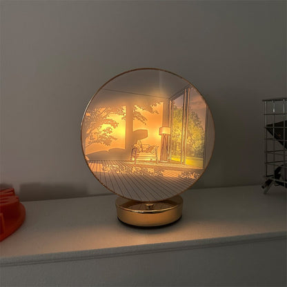 Exquisite Handcrafted World Map Table Lamp