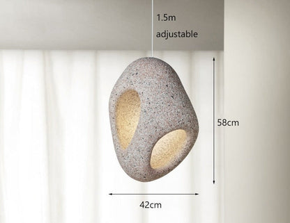 Edgy Modern Metal LED Pendant Lamp