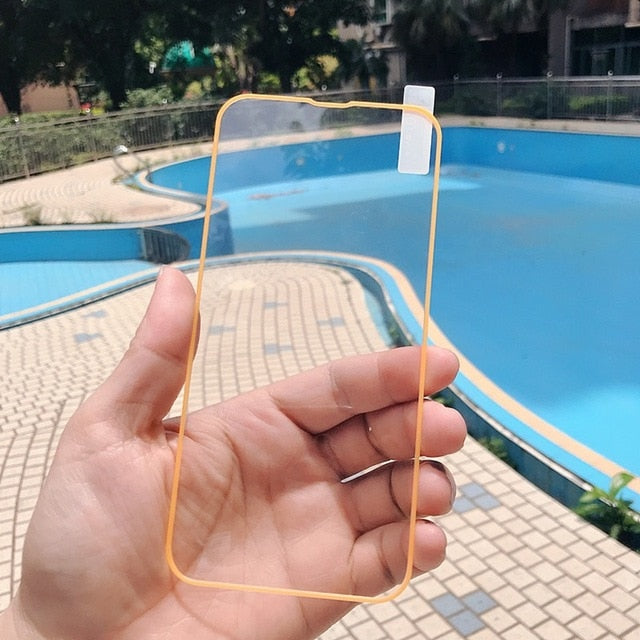 Premium Full Screen Clear Glass iPhone Protector