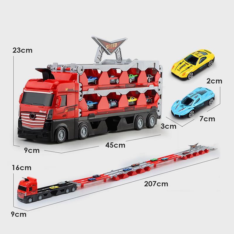 Big Foldable Racing Car Track Playset