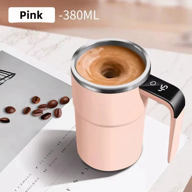Insulated Rechargeable Coffee Mug 380ML Stainless Steel