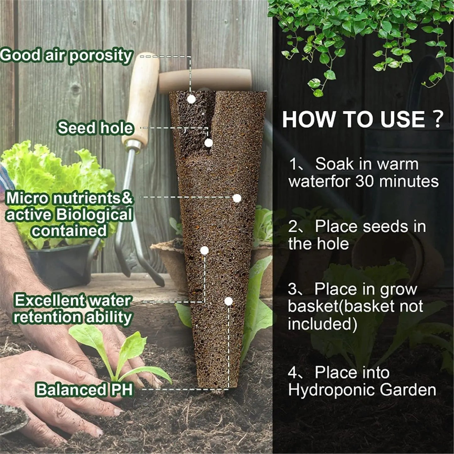 Complete Indoor Hydroponic Grow Kit 120pc Set