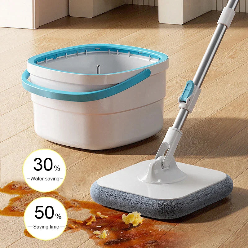 Easy Spin Mop with 360° Rotation and Large Bucket